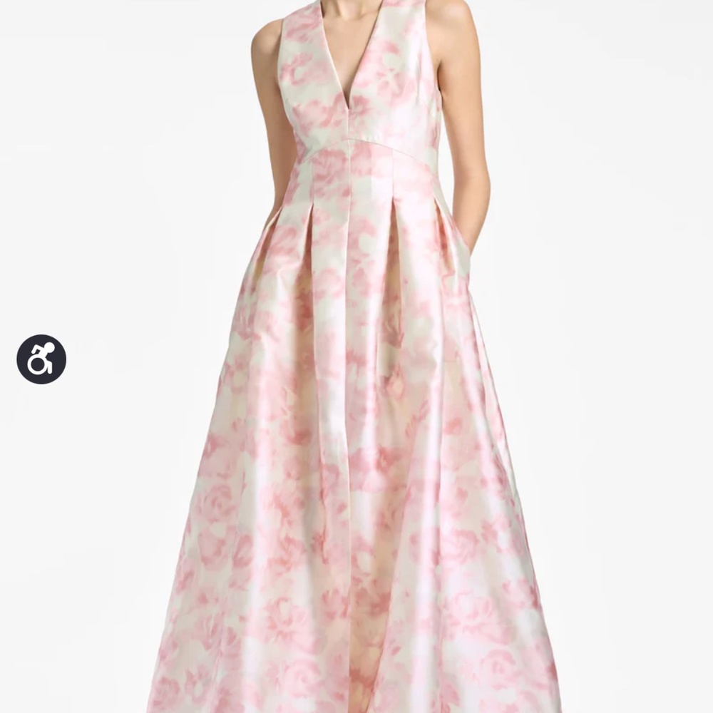 Sachin and Babi brook gown- blush